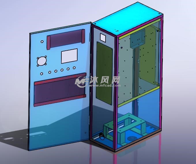 钣金制作配电柜的画法和拆图