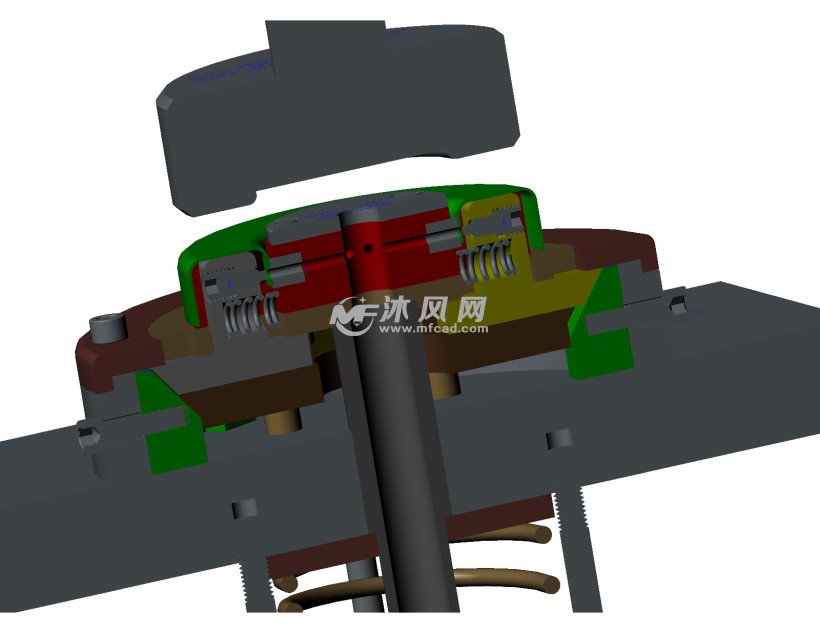 双壁筒型件冲侧孔模 - 其他冲压模具图纸 - 沐风图纸