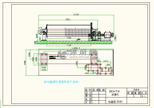 球磨机地基大全