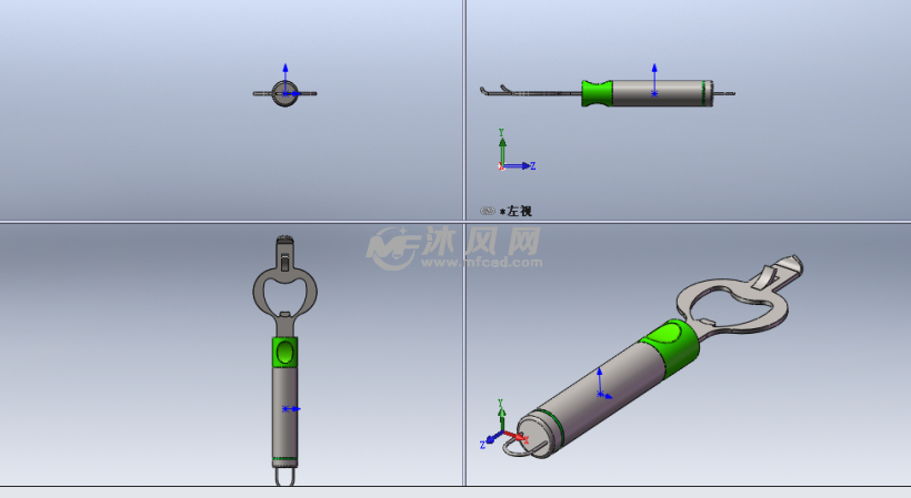 多功能开瓶器模型