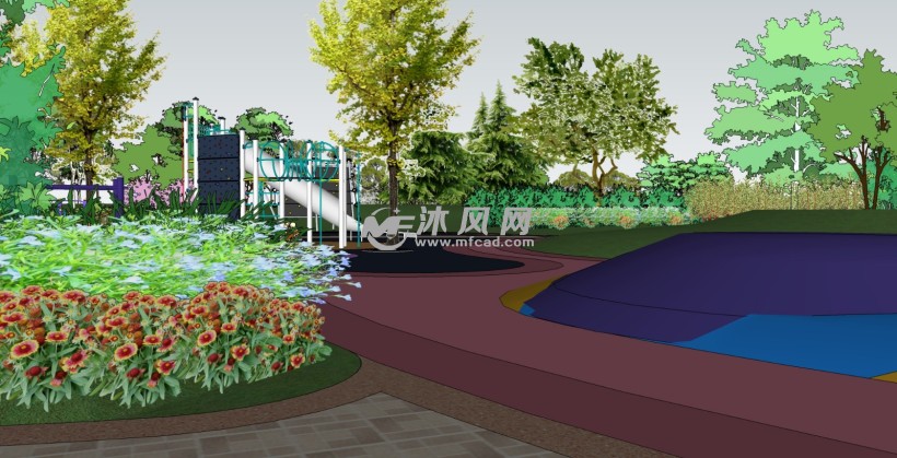 街角公园综合场地