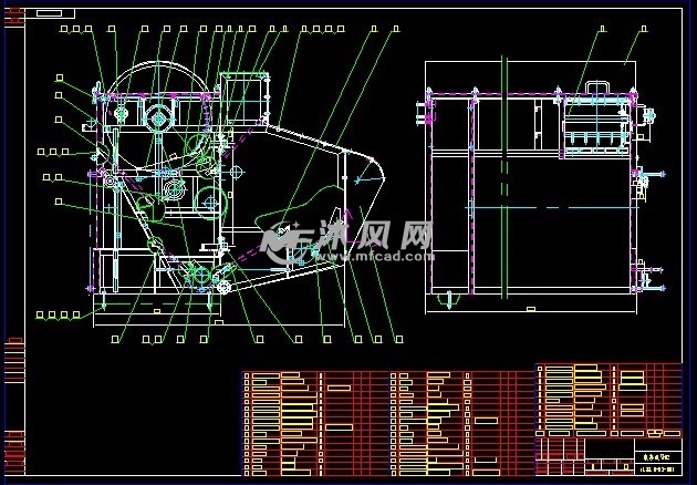 4垄水稻联合收割机套图(2000多张)