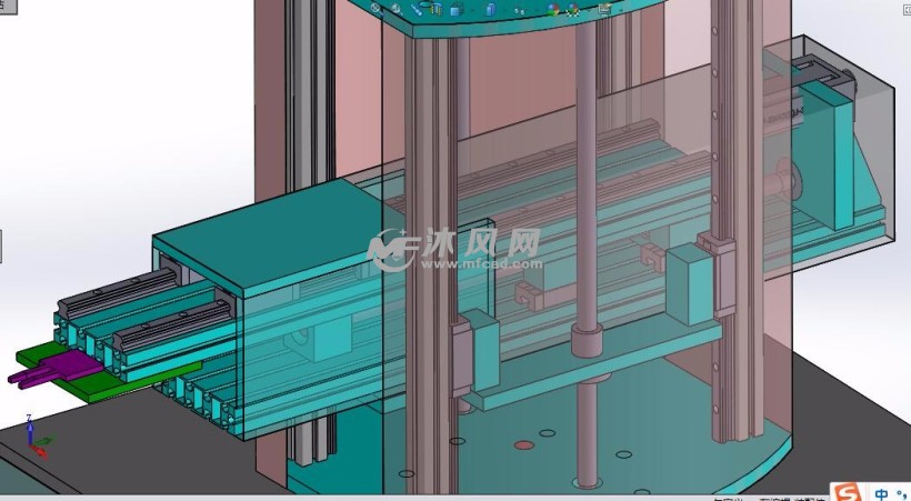 悬臂机械手cnc上下料