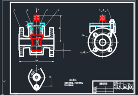 阀门solidworks20163406100qimin2017-03-14手压阀三维零件图装配图