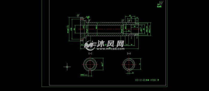 旋转式12头负压灌装机技术图纸