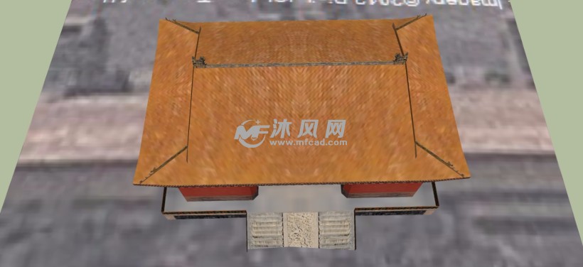 古建筑故宫坤宁门俯视图