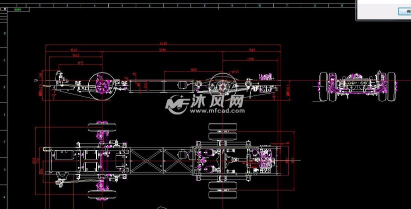 公交车架身图纸