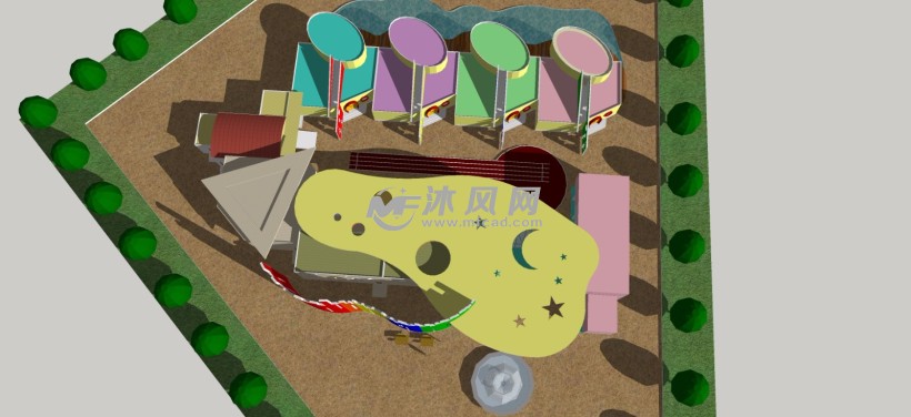 义乌某私立幼儿园学校模型