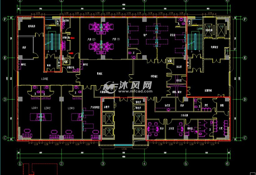 某妇产医院产科及供应室平面布局设计