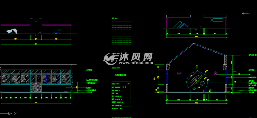 福利幼儿园设计方案 - cad幼儿园建筑图纸下载,免费园