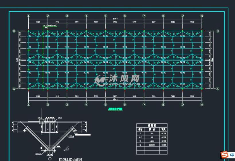 球形网架详图