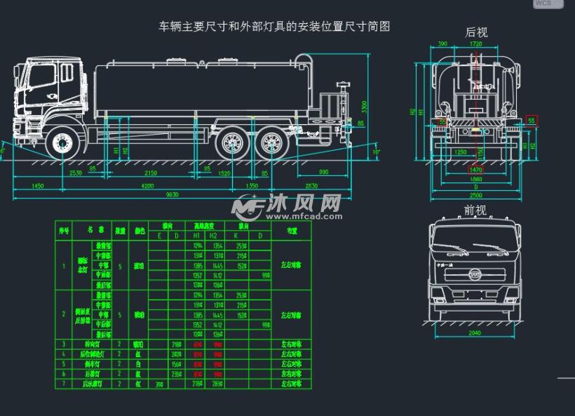 东风后双桥底盘大型洒水车