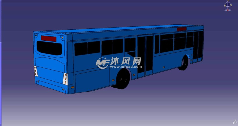 12米公交车模型 - 乘用车图纸 - 沐风网