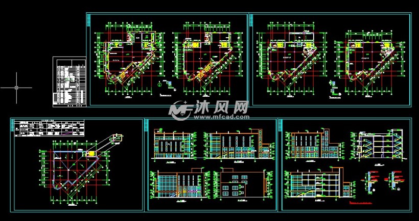 郑州芳华园小区一期住宅楼设计图纸