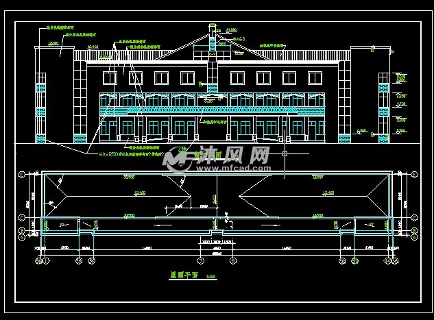 屋顶平面图