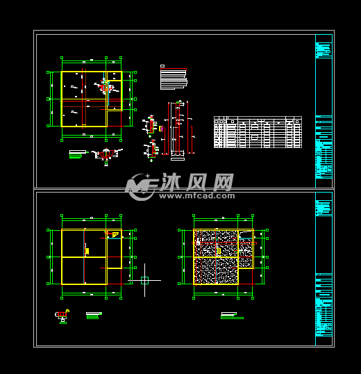 6 10 20t/h钢结构工业厂房锅炉房施工图纸