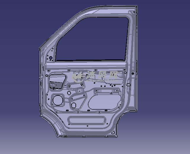 汽车车门结构模型
