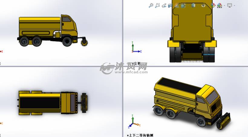 道路清洁车设计模型