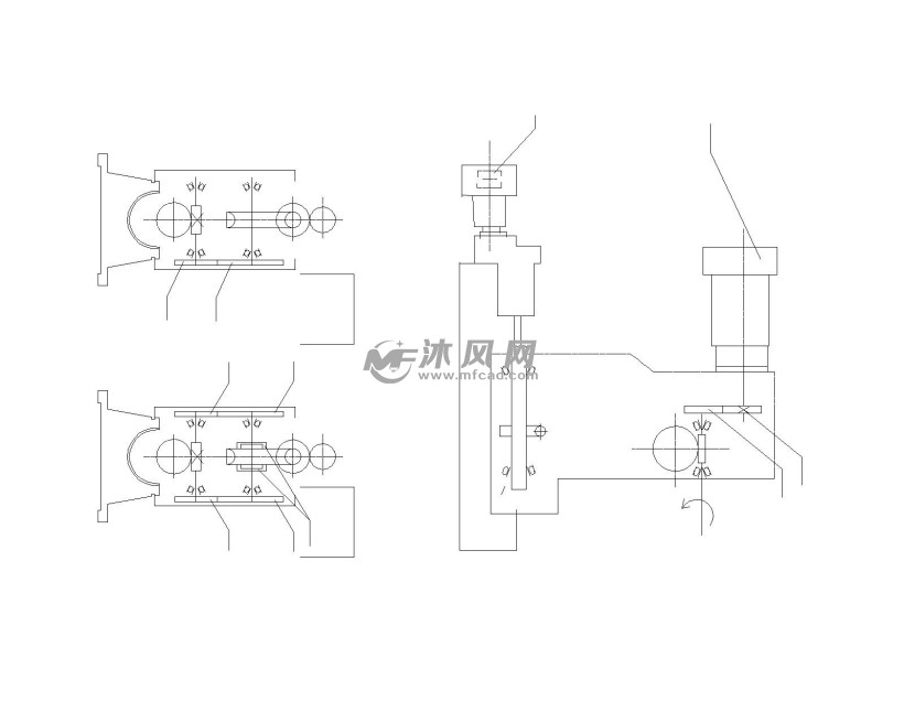 机械动力头传动系统简图-model