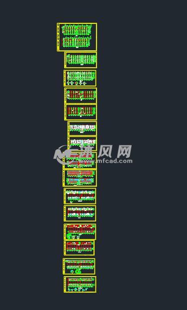 冷床图纸桩位及房顶图棒材仿古家用基础图片