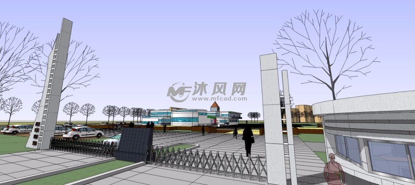 海口某东海幼儿园学校模型