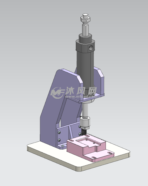 简易气缸冲压工装