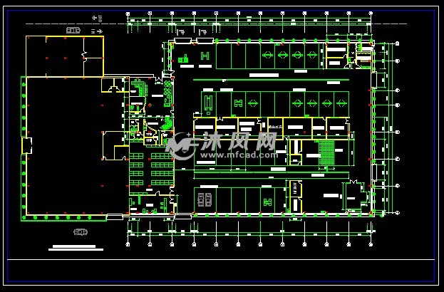 庞大汽贸中心建筑装饰图纸