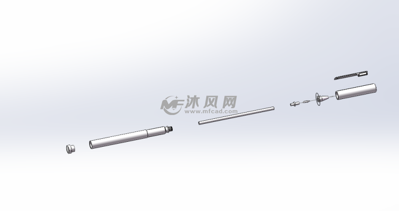 圆珠笔solidwolks课程作业实例