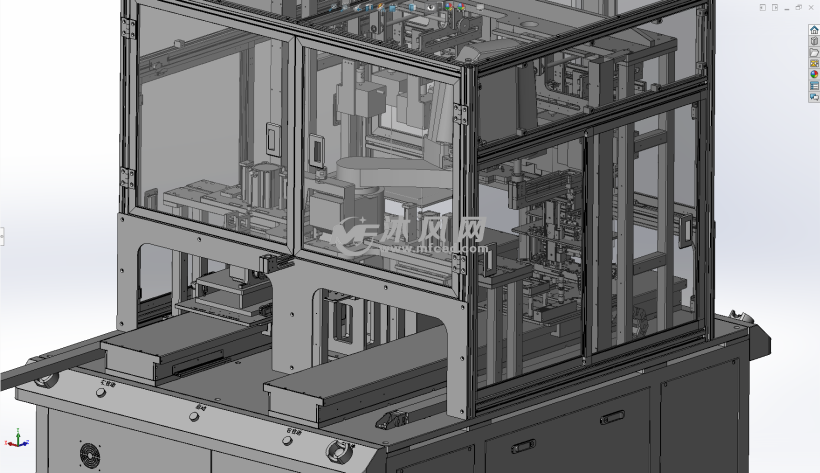 一套机械臂自动化CCD视觉检测设备设计模型