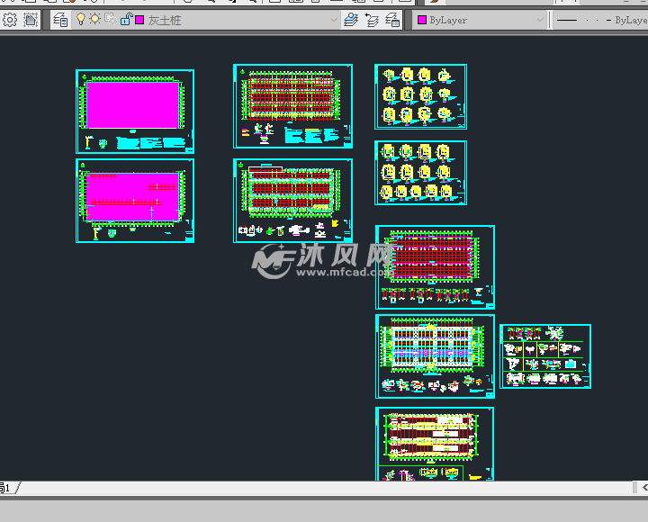 冲压模具车间结构施工图 cad车间厂房建筑图纸下载,免费车间厂房cad