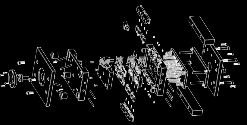 模具爆炸二维图