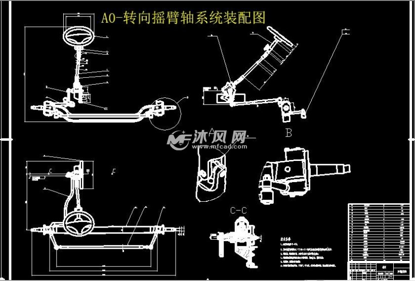 南骏某载货车汽车转向系统的设计(循环球式转向器)