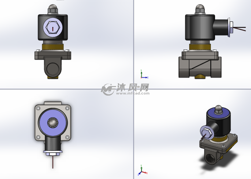 2s160-15电磁阀 - 阀体图纸 - 沐风网