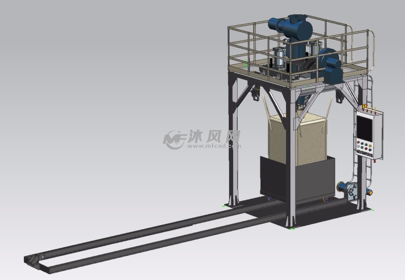 吨袋包装机 - 包装机械图纸 - 沐风网