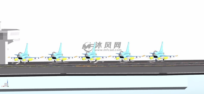 中国辽宁舰航空母舰 - 军工模型图纸 - 沐风网