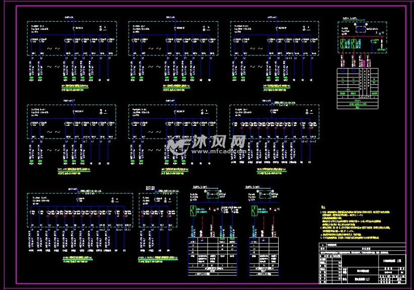 大型综合楼电气图纸