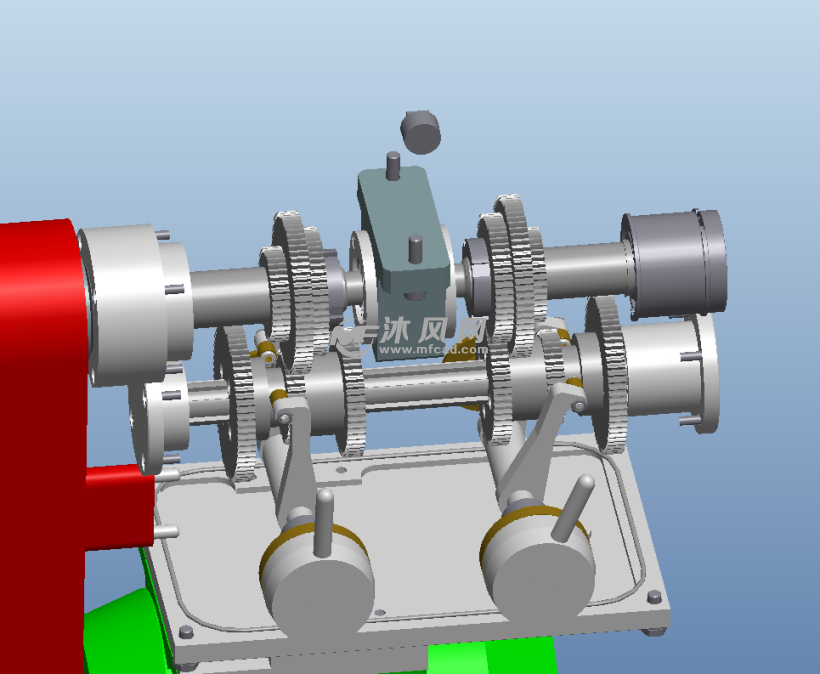 齿轮箱内部