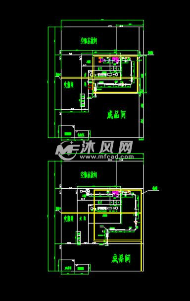 8000瓶矿泉水生产线设备车间布局规划图