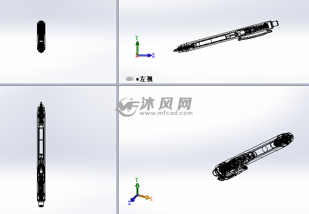 常用圆珠笔设计模型