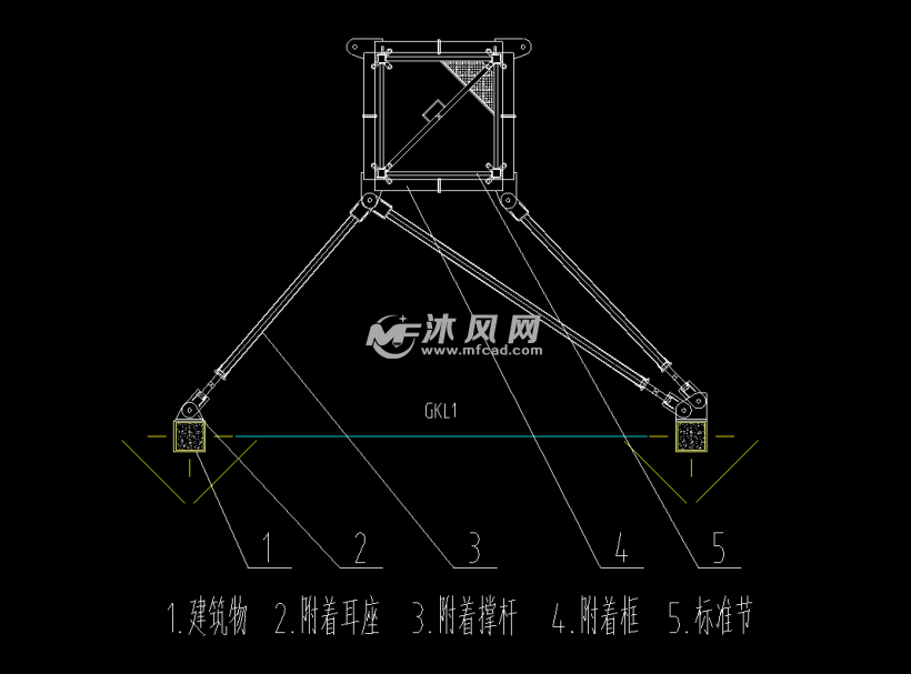 塔机 立面及附着图