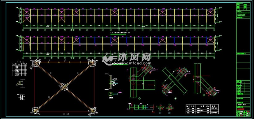 柱间支撑布置图