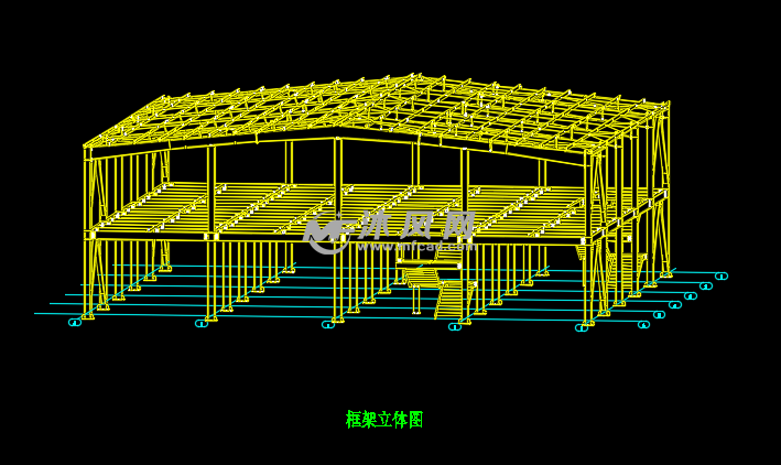 两层食堂钢结构施工图纸