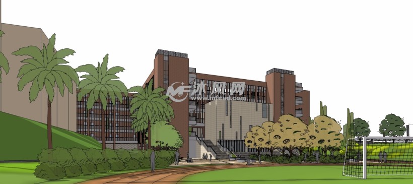 西航港街道第二小学学校设计方案背面