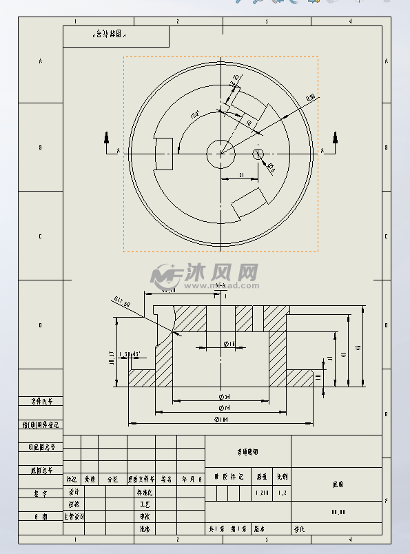 钻模三维模型 - 设计方案图纸 - 沐风网