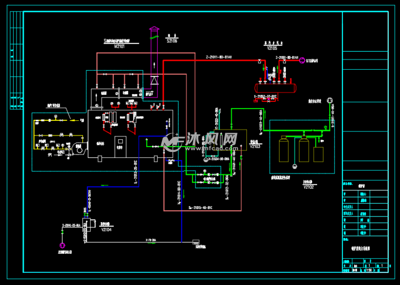 锅炉房设计及热力图