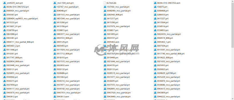 汽车6缸6LTAA发动机总成结构模型