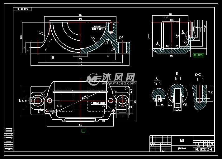 dtⅡ03a5123yz剖分轴承座