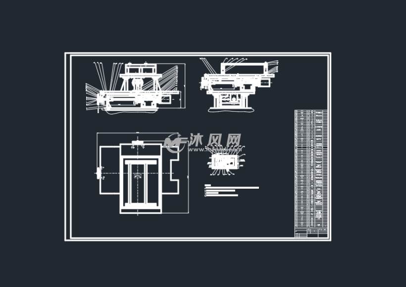 dk7732高速走丝电火花线切割机床工作台结构设计
