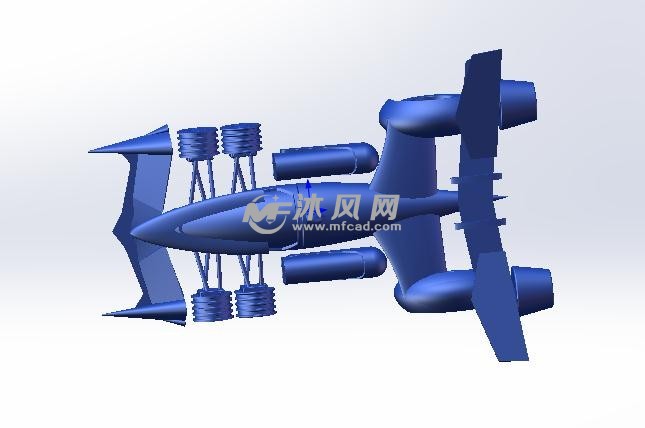 概念f1赛车模型图 - 专用车图纸 - 沐风网