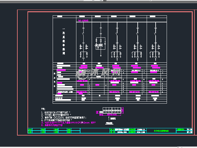 制粉车间10kv 电气原理图